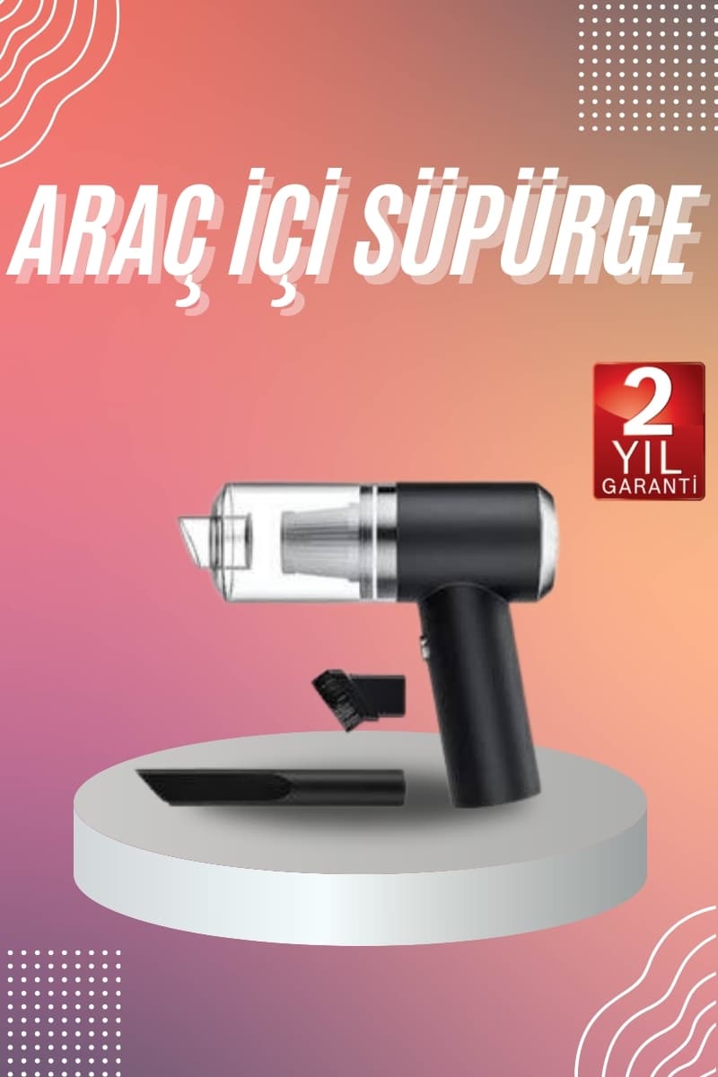 Þarjlý Çok Fonksiyonlu El Süpürgesi Mini Vakumlu Araç Süpürgesi