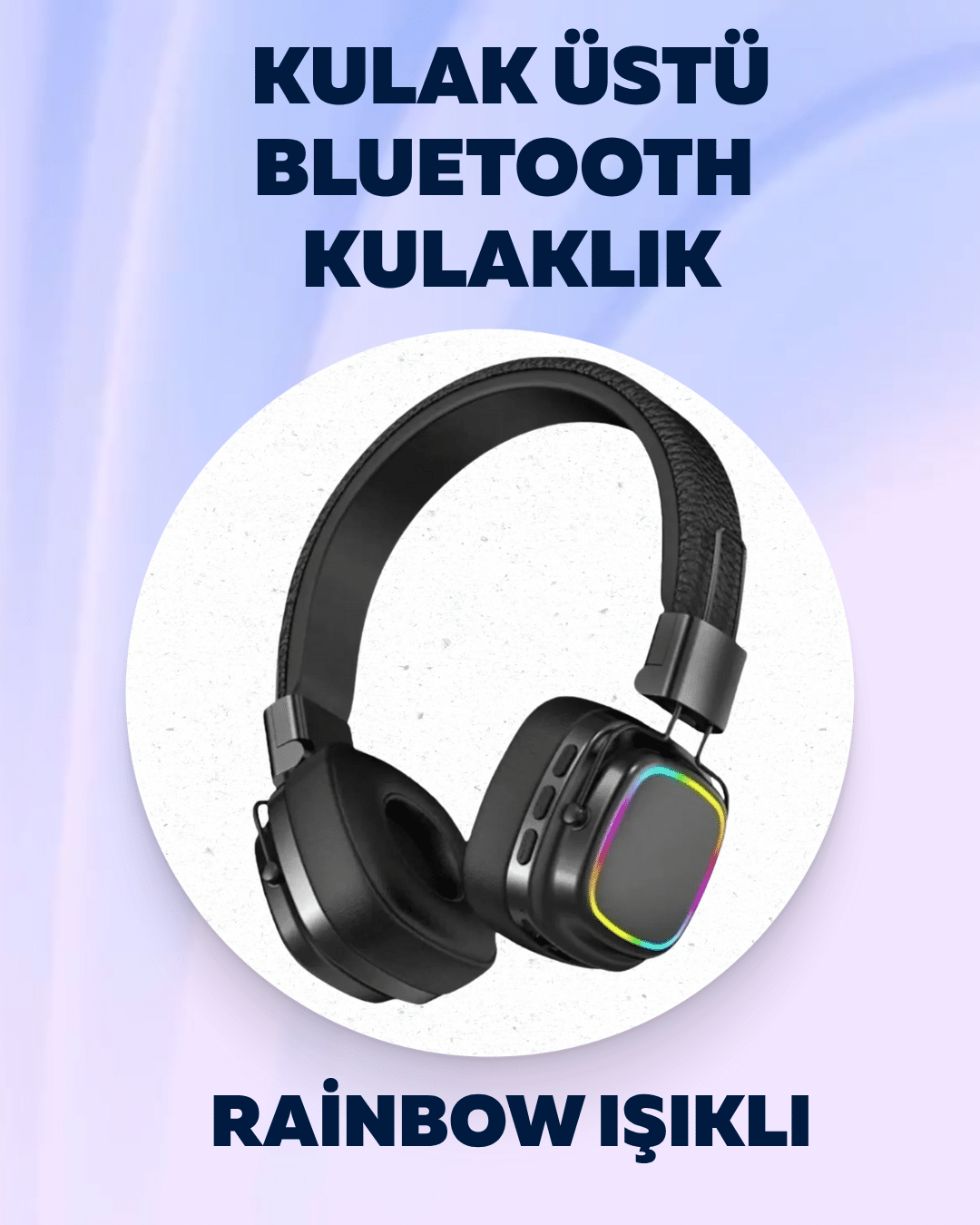 Yüksek Ses Kaliteli Kablosuz Kulak Üstü Kulaklýk – BT 5.3