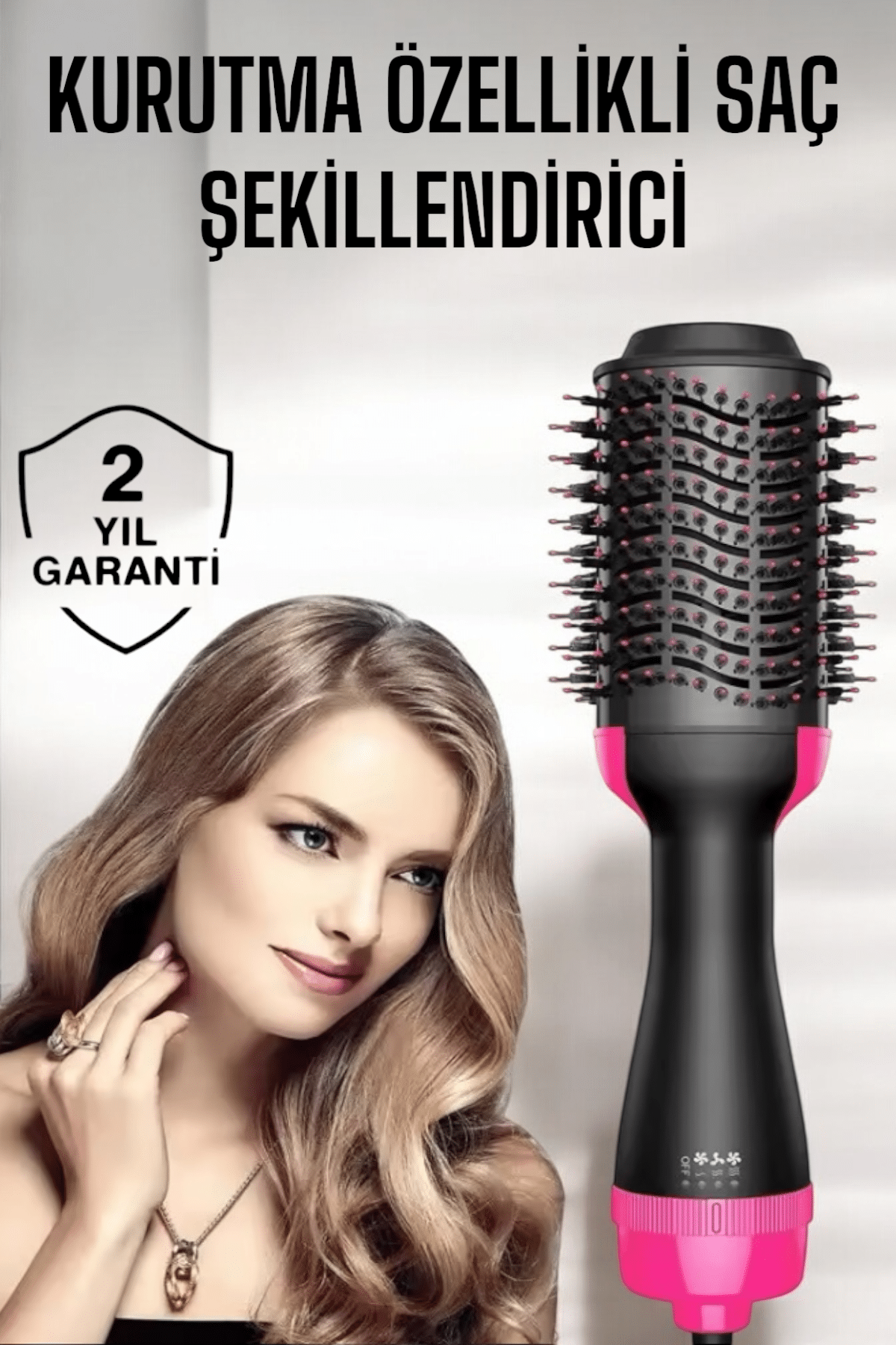 1200 Watt Gücünde, Negatif Ýyon Teknolojili, 3 Isý Kademeli Fön Taraðý