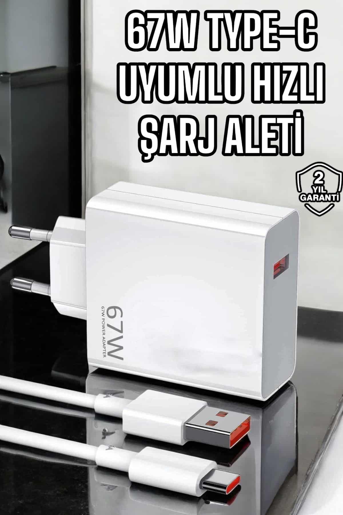 Þarj Aleti Turbo Hýzlý 67W Type-C Hýzlý Þarj