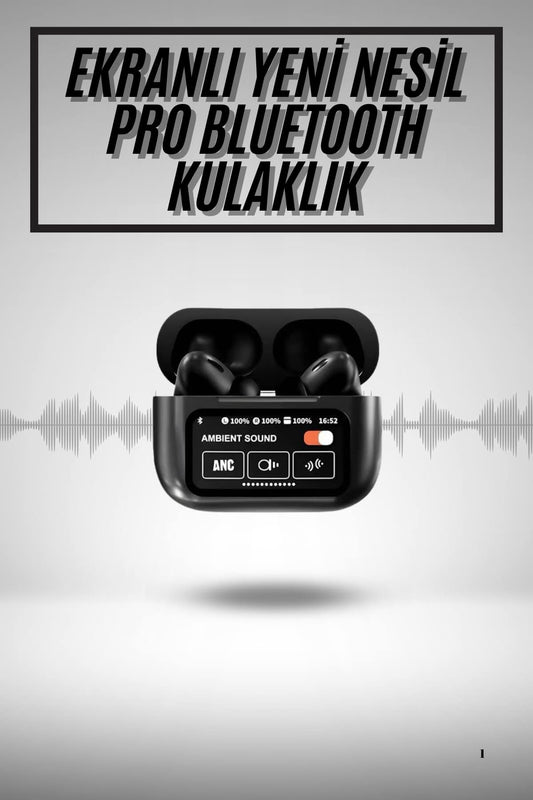 2.Nesil Pro Ekranlý Sesli Görüþme Yapabilen Kablosuz Bluetooth Kulaklýk
