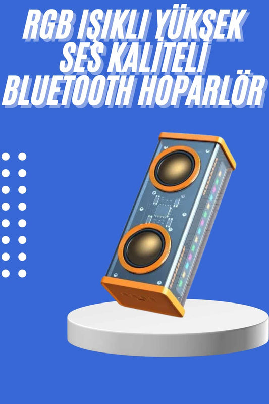 Þeffaf Mecha Taþýnabilir Bluetooth Hoparlör Kablosuz Yüksek Ses Kaliteli