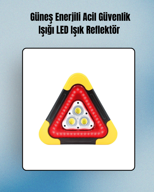 2000mAh Kapasiteli Taþýnabilir Üçgen Park Lambasý