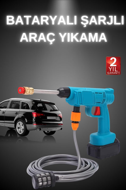 Þarjlý Ve Yüksek Basýnçlý Oto Yýkama Makinesi Ve Sulama Tabancasý Bahçe Yýkama Makinesi