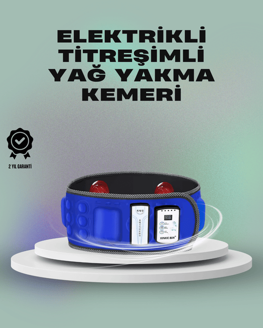 Zayýflama ve Masaj Ýçin Mýknatýslý Elektrikli Titreþim Kemeri – 7.2W Güç