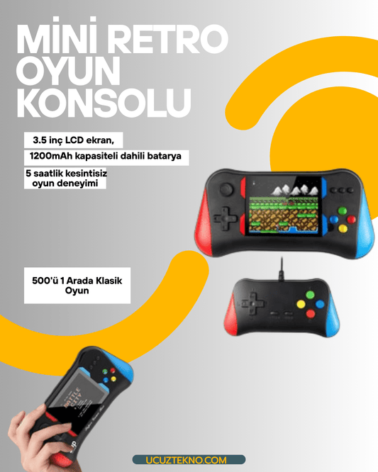 Þarjlý Taþýnabilir Oyun Konsolu – X7M Retro Game Box