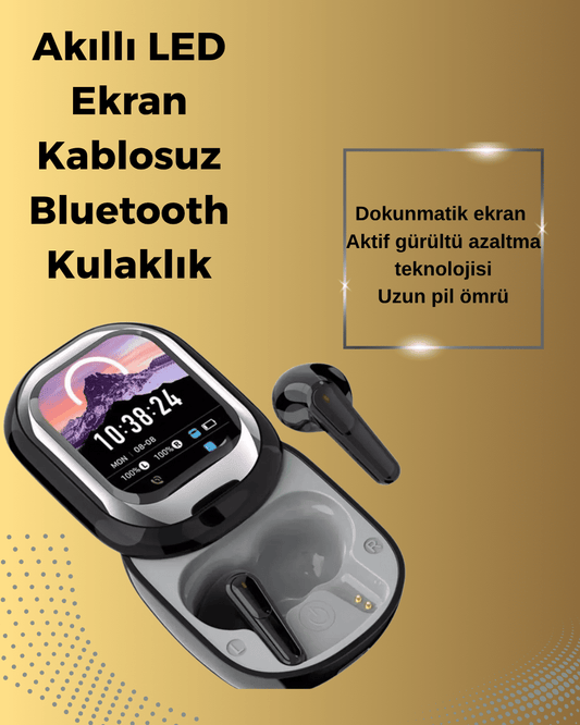 Þýk, Akýllý ve Güçlü: LED Ekranlý Kablosuz Kulaklýk Seti