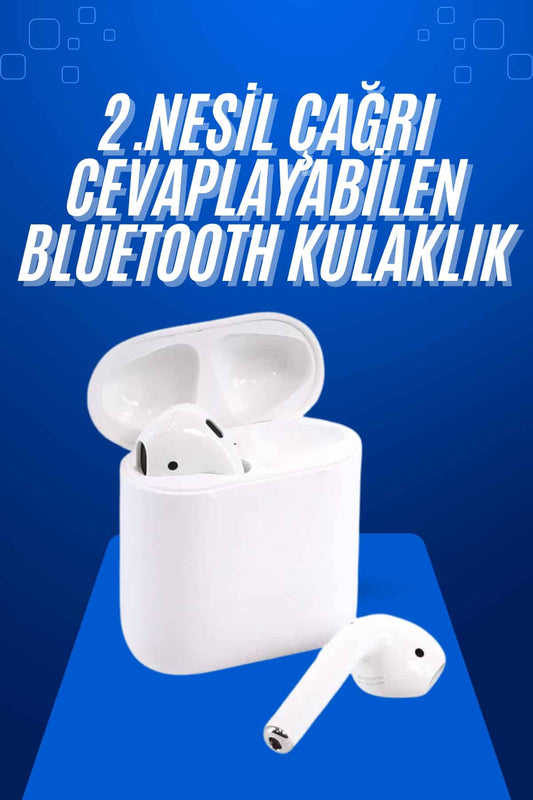 2025 Model Çaðrý Cevaplayabilen Bluetooth Kulaklýk Beyaz Dokunmatik Kontrol
