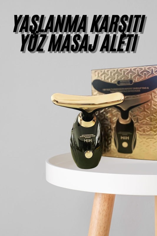 Yüz Masaj Aleti Boyun ve Yüz EMS Güzellik Cihazý Cilt Sýkýlaþtýrma Cilt Gençleþtirme Cihazý