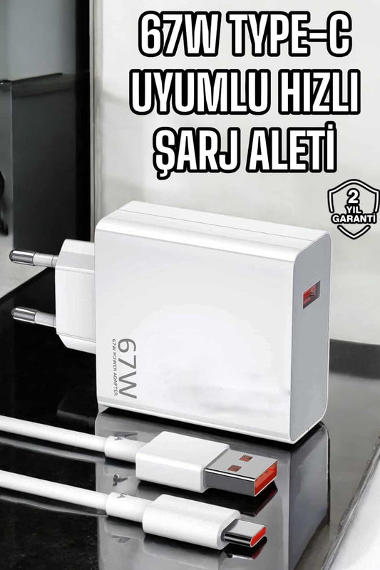 Þarj Aleti Turbo Hýzlý 67W Type-C Hýzlý Þarj