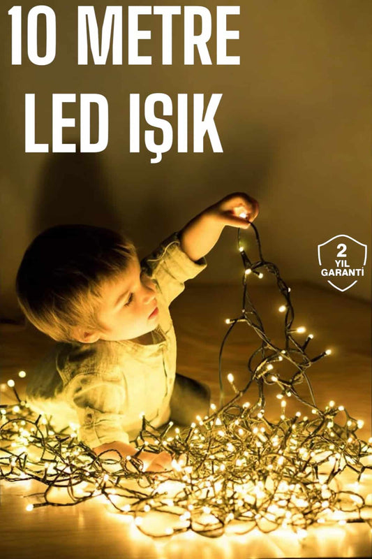 10 Metre Gün Iþýðý Þerit Led Iþýk Perde Iþýðý