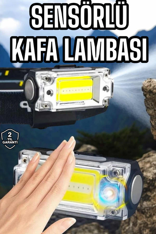 Þarjlý Kafa Feneri Suya Dayanýklý Ayarlanabilir Kamp Feneri